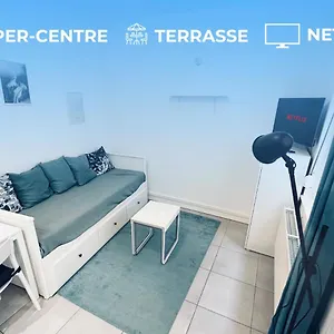  Appartement Style Avec Wifi, Terrasse, Proche Gares